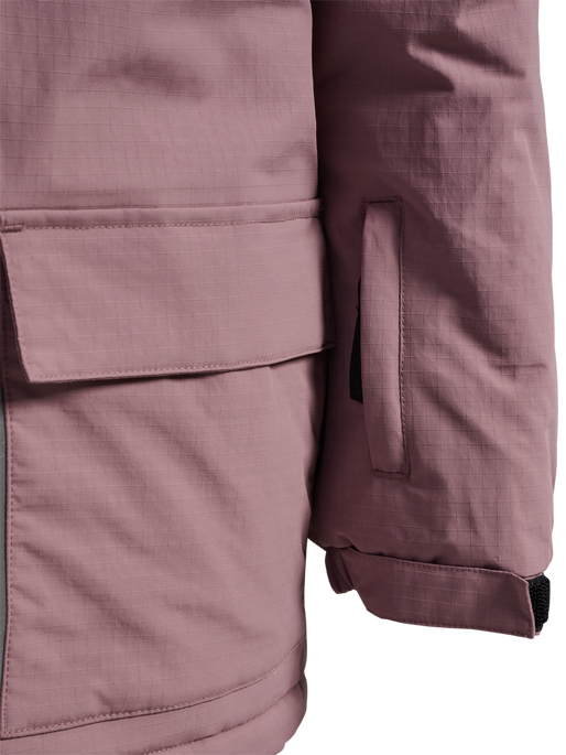 hmlBOB TEX JACKET, TWILIGHT MAUVE, packshot
