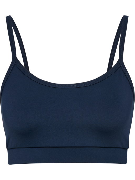 hmlPULSE PIPING LIGHT SUPPORT BRA, DRESS BLUES/MARS RED, packshot