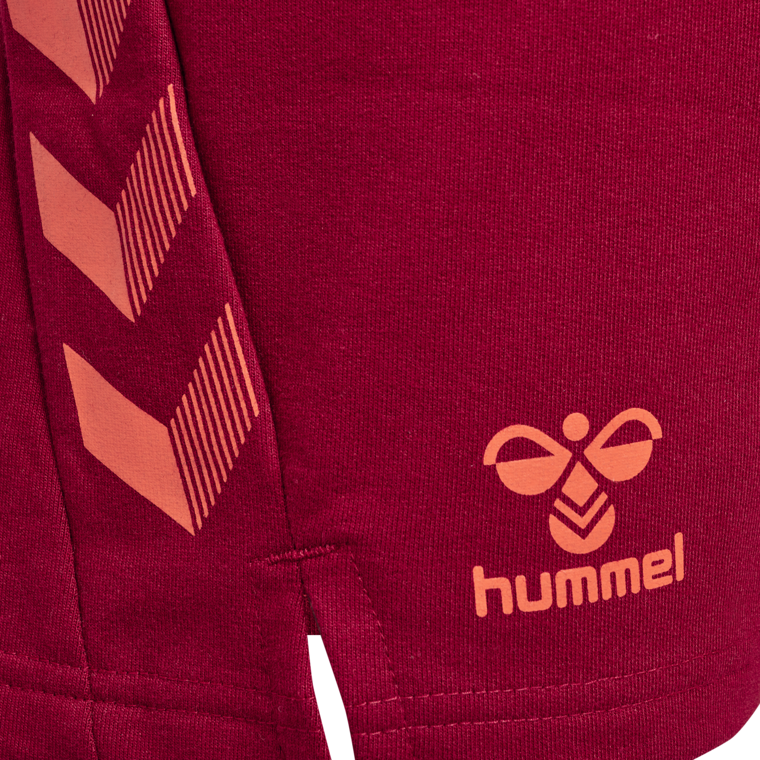 hmlOFFGRID COTTON SHORTS WO, RHUBARB/NASTURTIUM, packshot