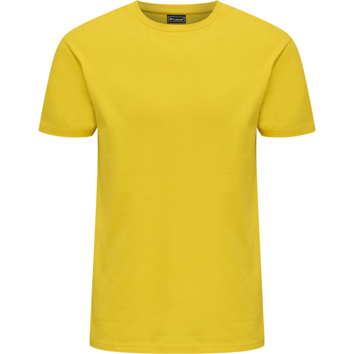 hmlRED BASIC T-SHIRT S/S, EMPIRE YELLOW hmlRED BASIC T-SHIRT S/S, EMPIRE YELLOW, packshot