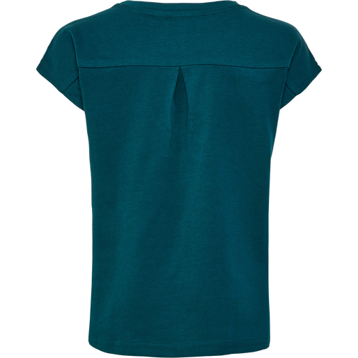 hmlLUNA T-SHIRT S/S, !DEEP TEAL, packshot