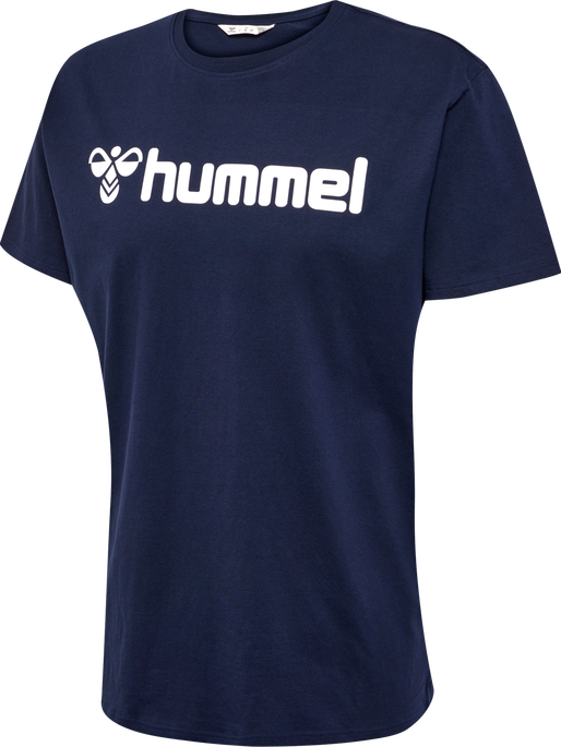 hmlGO 2.0 LOGO T-SHIRT S/S, MARINE, packshot