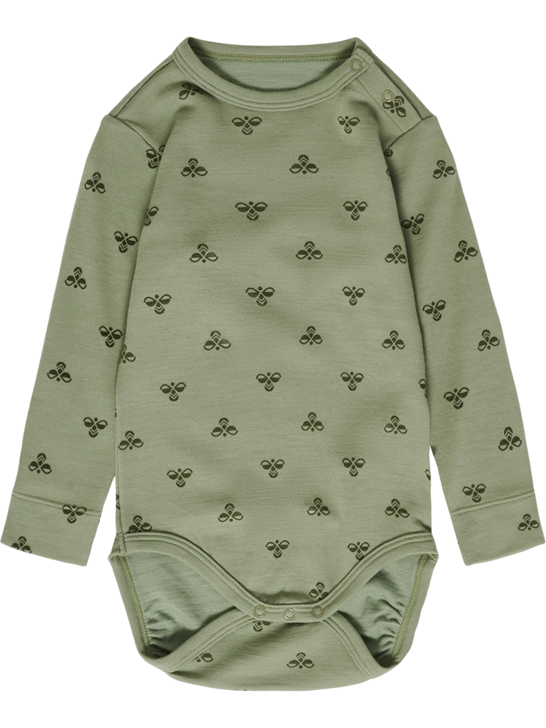 hmlBAMBO BODY LS, OIL GREEN, packshot