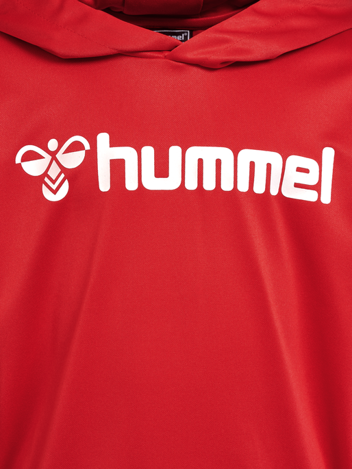 hmlLOGO HOODIE KIDS, TRUE RED, packshot
