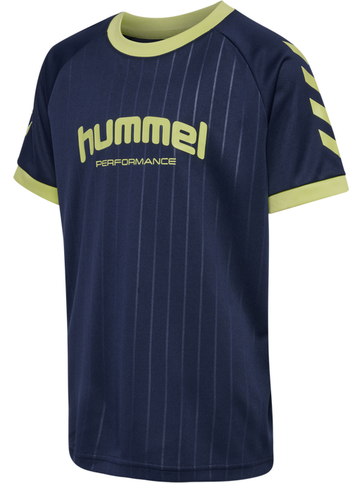 hmlJR GOAL STRIPE SET, DRESS BLUES hmlJR GOAL STRIPE SET, DRESS BLUES, packshot