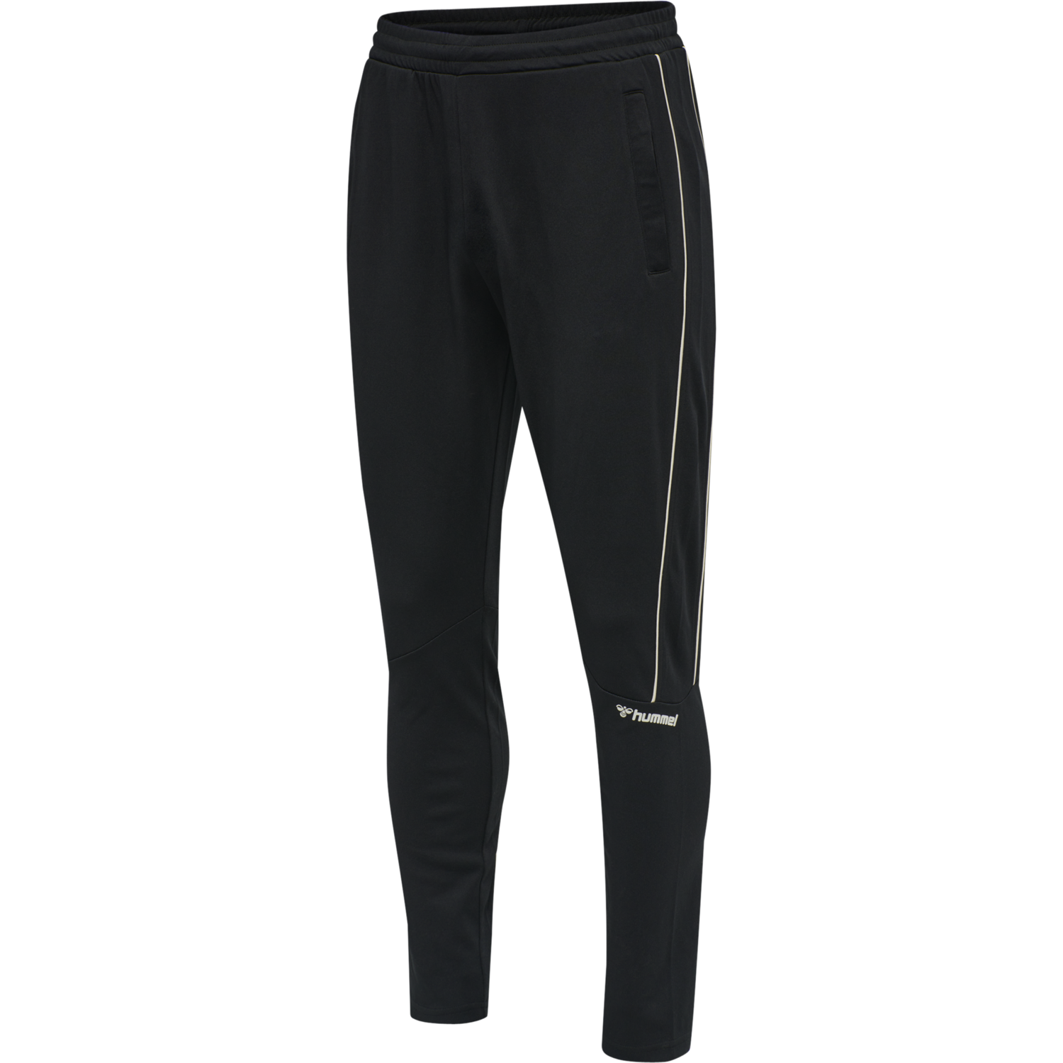 hmlAMOS TAPERED PANTS, BLACK, packshot