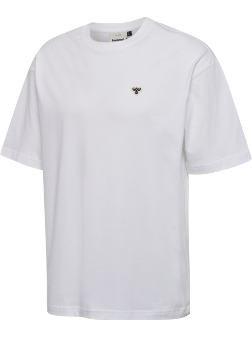 hmlLOOSE T-SHIRT BEE S/S, WHITE, packshot