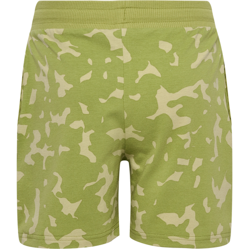 hmlRUSH AOP SHORTS, GREEN OLIVE, packshot