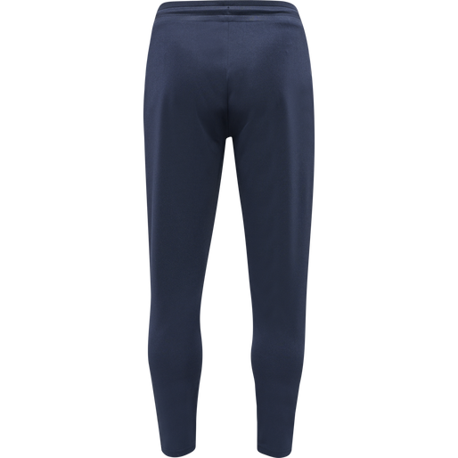hmlLEGACY POLY TAPERED PANTS, BLUE NIGHTS/WHITE, packshot