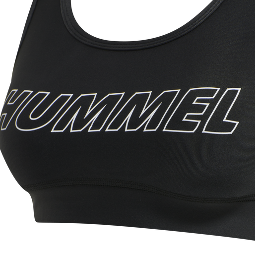 hmlTE TOLA SPORTS BRA, BLACK, packshot