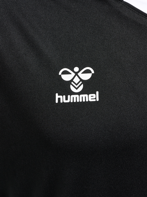 hmlCORE XK POLY JERSEY S/S, BLACK hmlCORE XK POLY JERSEY S/S, BLACK, packshot