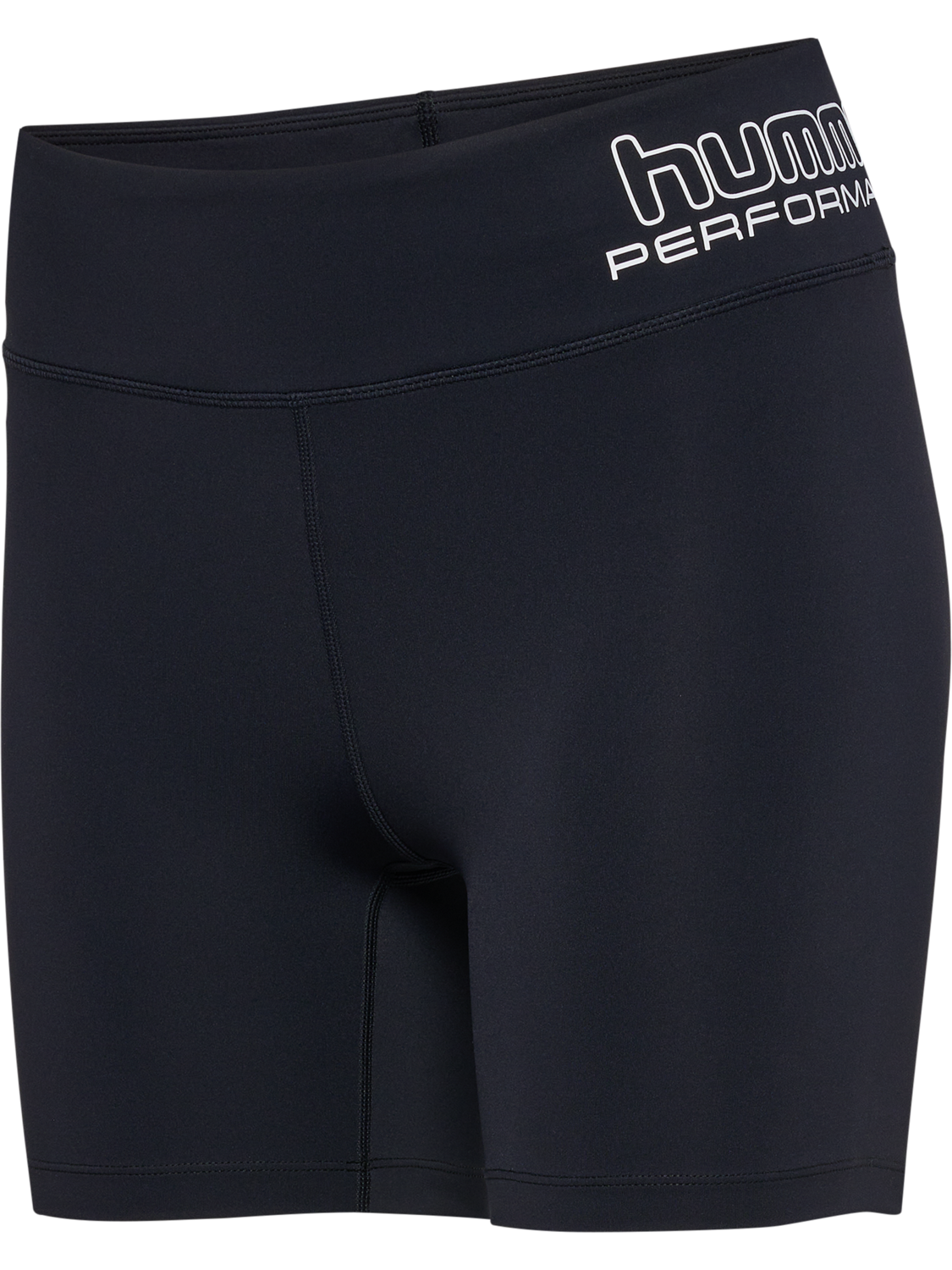 hmlTE FUNDAMENTAL MW TIGHT SHORTS, BLACK/WHITE, packshot