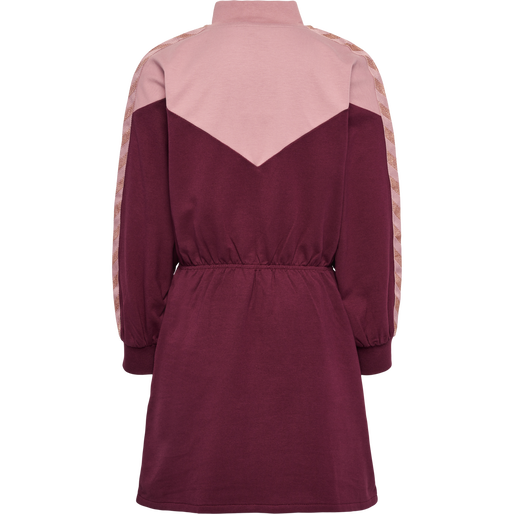 hmlALVILDA ZIP DRESS, WINDSOR WINE, packshot
