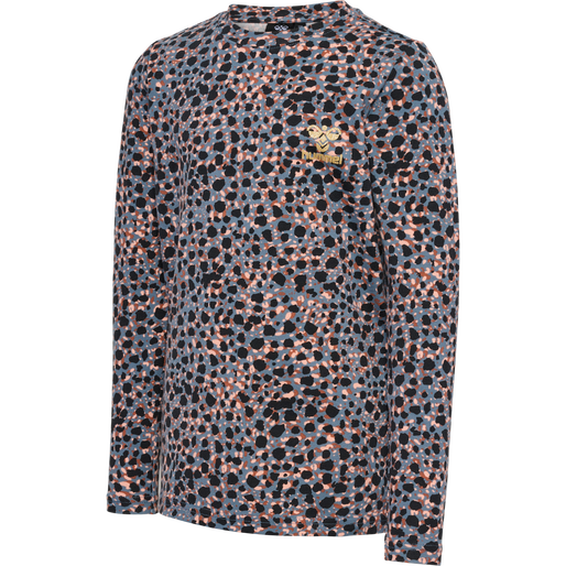 hmlMEJSE T-SHIRT L/S, BLUE MIRAGE hmlMEJSE T-SHIRT L/S, BLUE MIRAGE, packshot