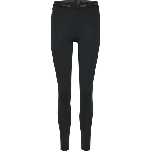 HUMMEL FIRST PERFORMANCE WOMEN TIGHTS, BLACK, packshot
