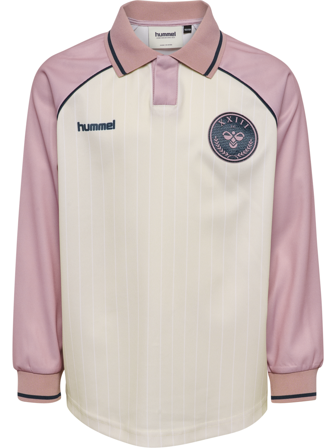 hmlJR LOOSE SOCCER JERSEY L/S, SEA FOG, packshot