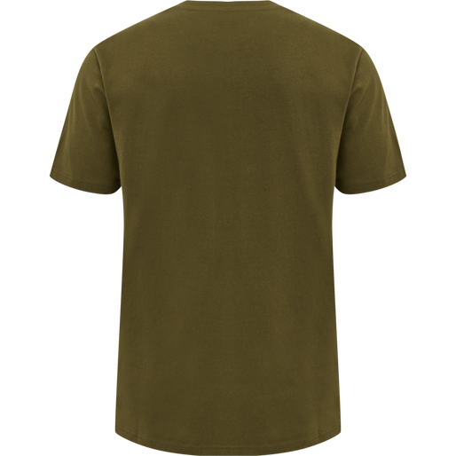 hmlRED BASIC T-SHIRT S/S, DARK OLIVE, packshot