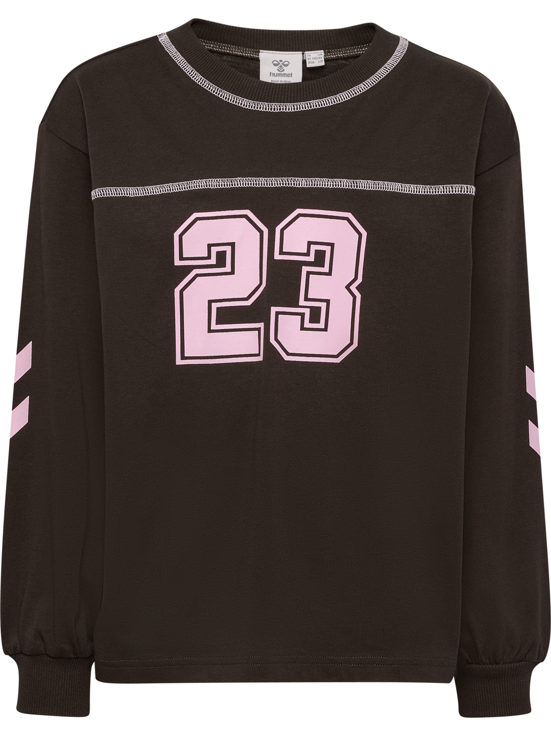 hmlTIMMI BOXY T-SHIRT L/S, TURKISH COFFEE, packshot