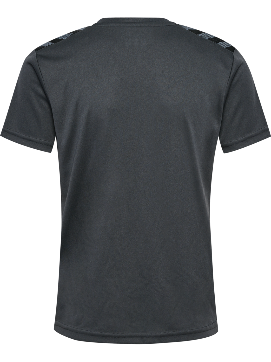 hmlAUTHENTIC PL JERSEY S/S KIDS, ASPHALT/SULPHUR SPRING, packshot