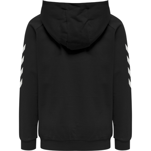 HMLGO KIDS COTTON HOODIE, BLACK, packshot