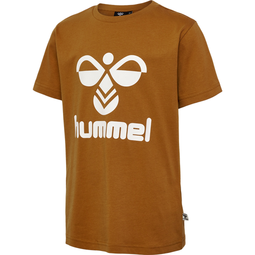 hmlTRES T-SHIRT S/S 2-PK, SIERRA/DARK OLIVE, packshot