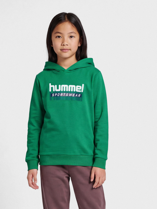 hmlTUKAS HOODIE, BOSPHOROUS, model