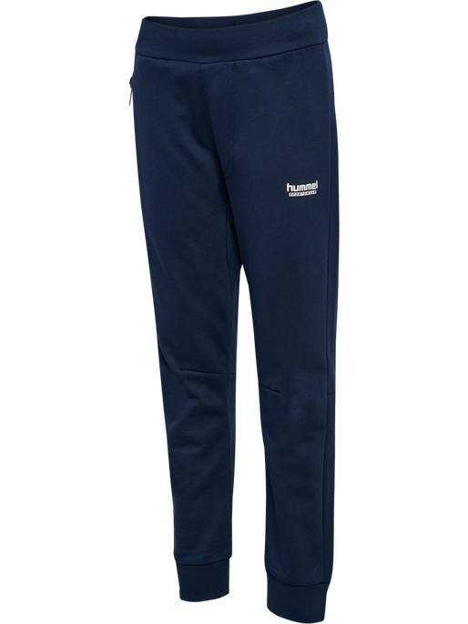 hmlJR REGULAR ADJ WAIST PANTS, DRESS BLUES, packshot