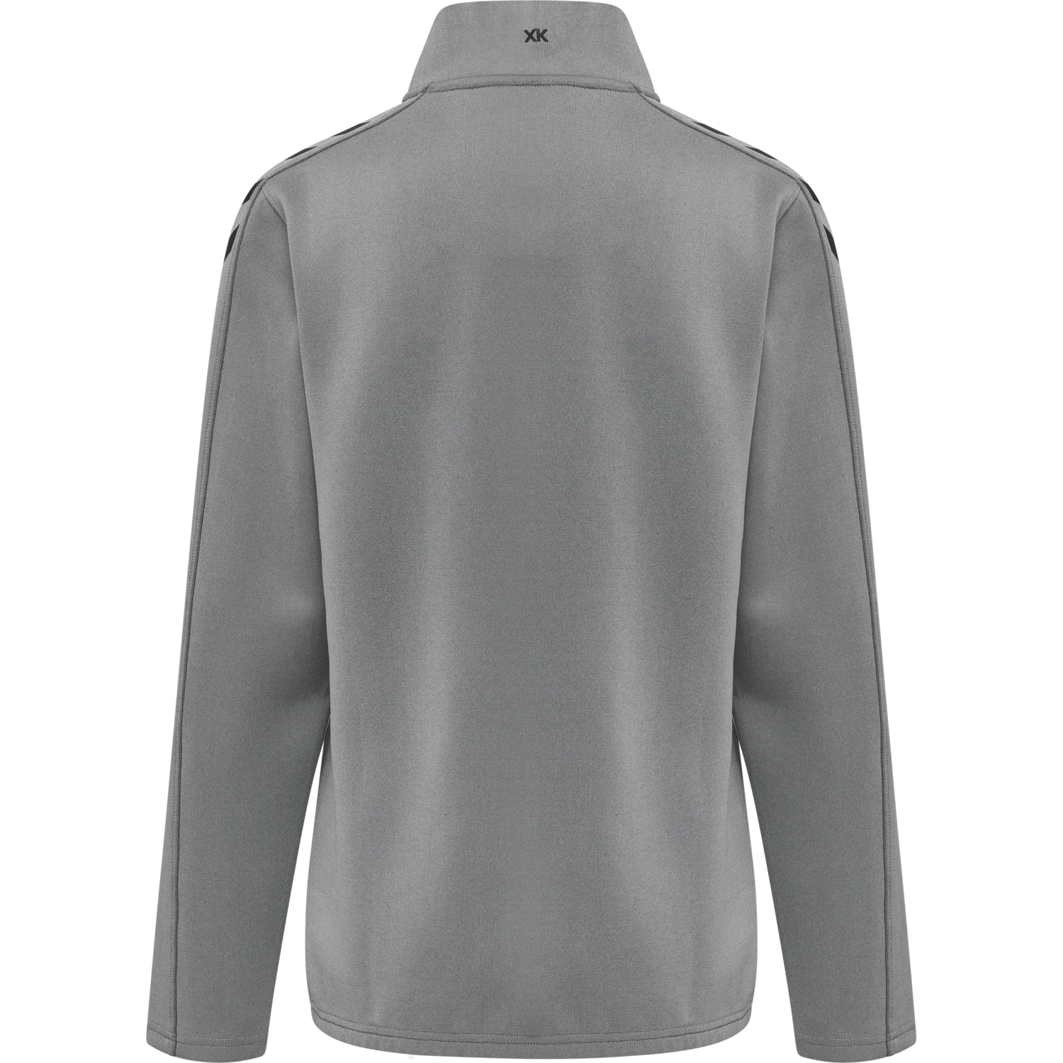 hmlCORE XK HALF ZIP SWEAT WOMAN, GREY MELANGE, packshot