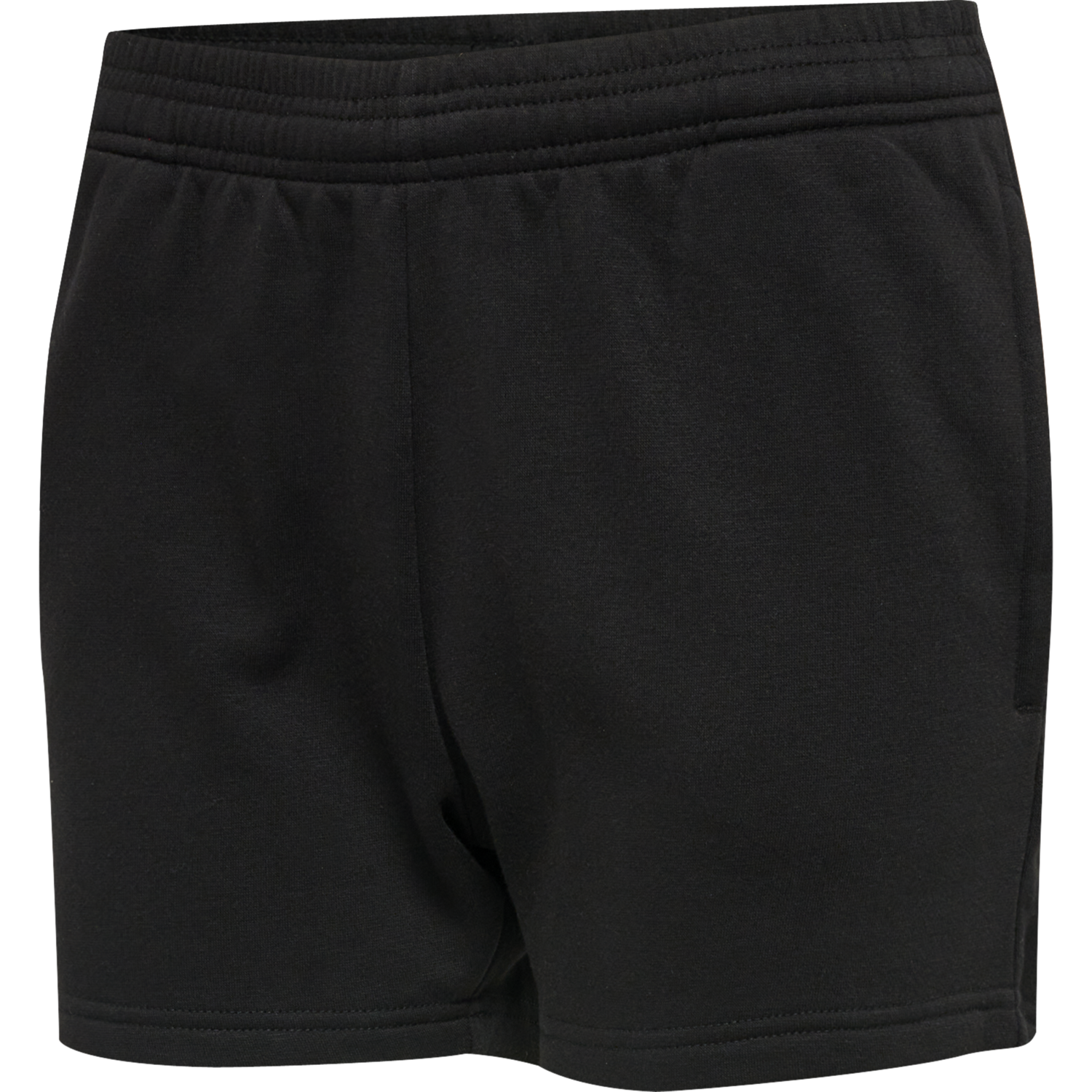 hmlRED BASIC SWEAT SHORTS KIDS, BLACK, packshot