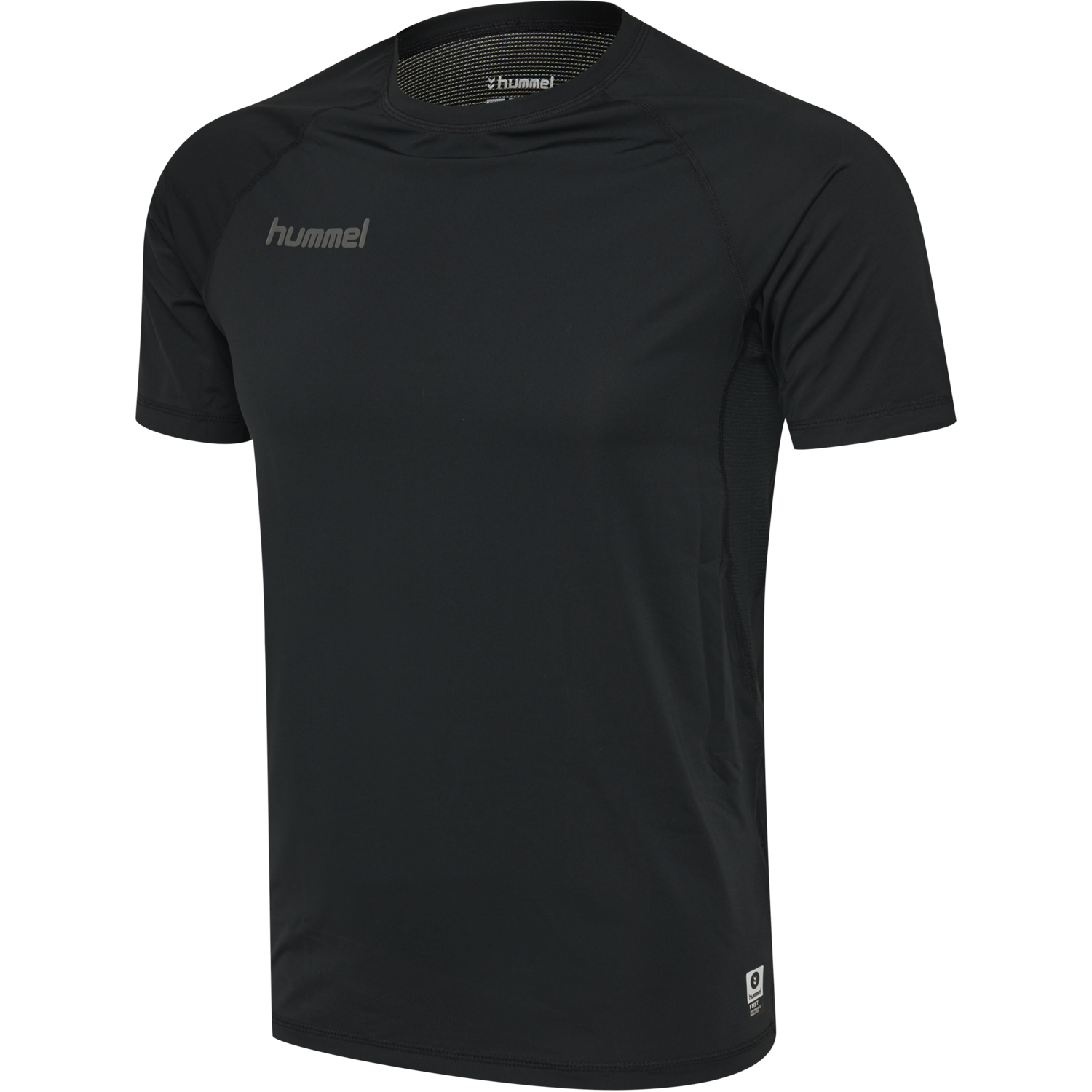 HUMMEL FIRST PERFORMANCE JERSEY S/S, BLACK, packshot