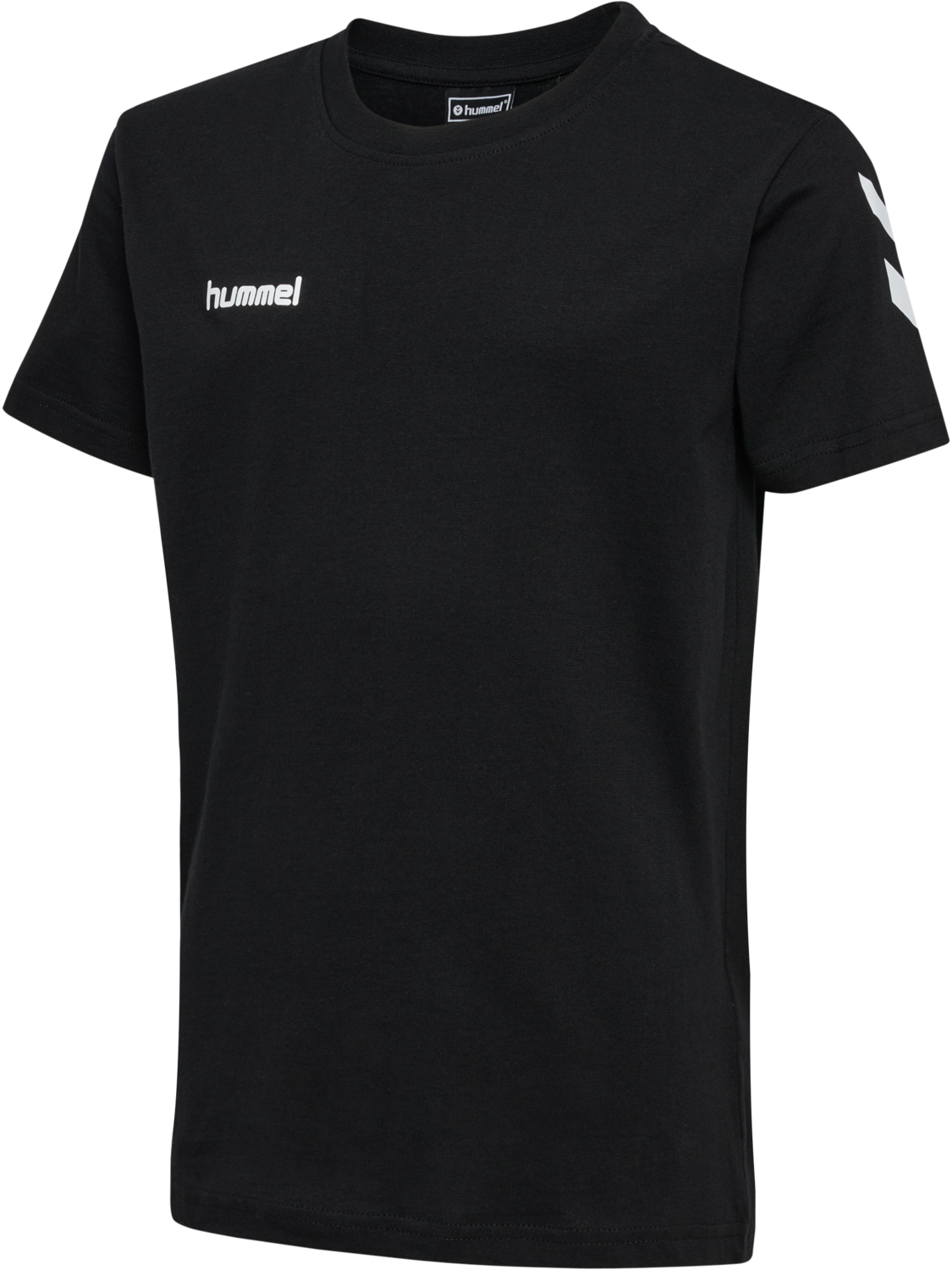 HUMMEL GO KIDS COTTON T-SHIRT S/S, BLACK, packshot