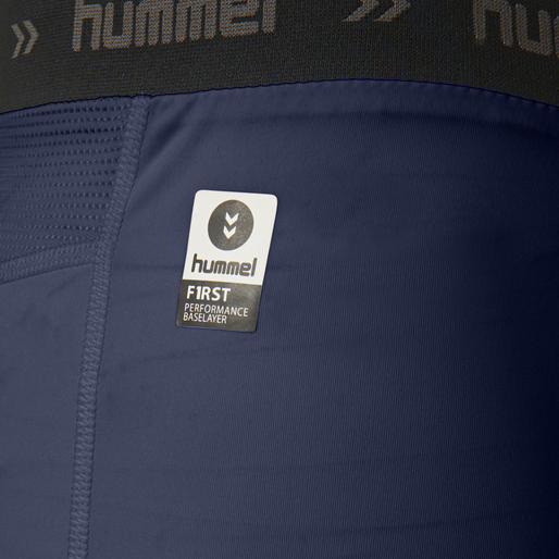 HUMMEL FIRST PERFORMANCE TIGHT SHORTS, MARINE, packshot