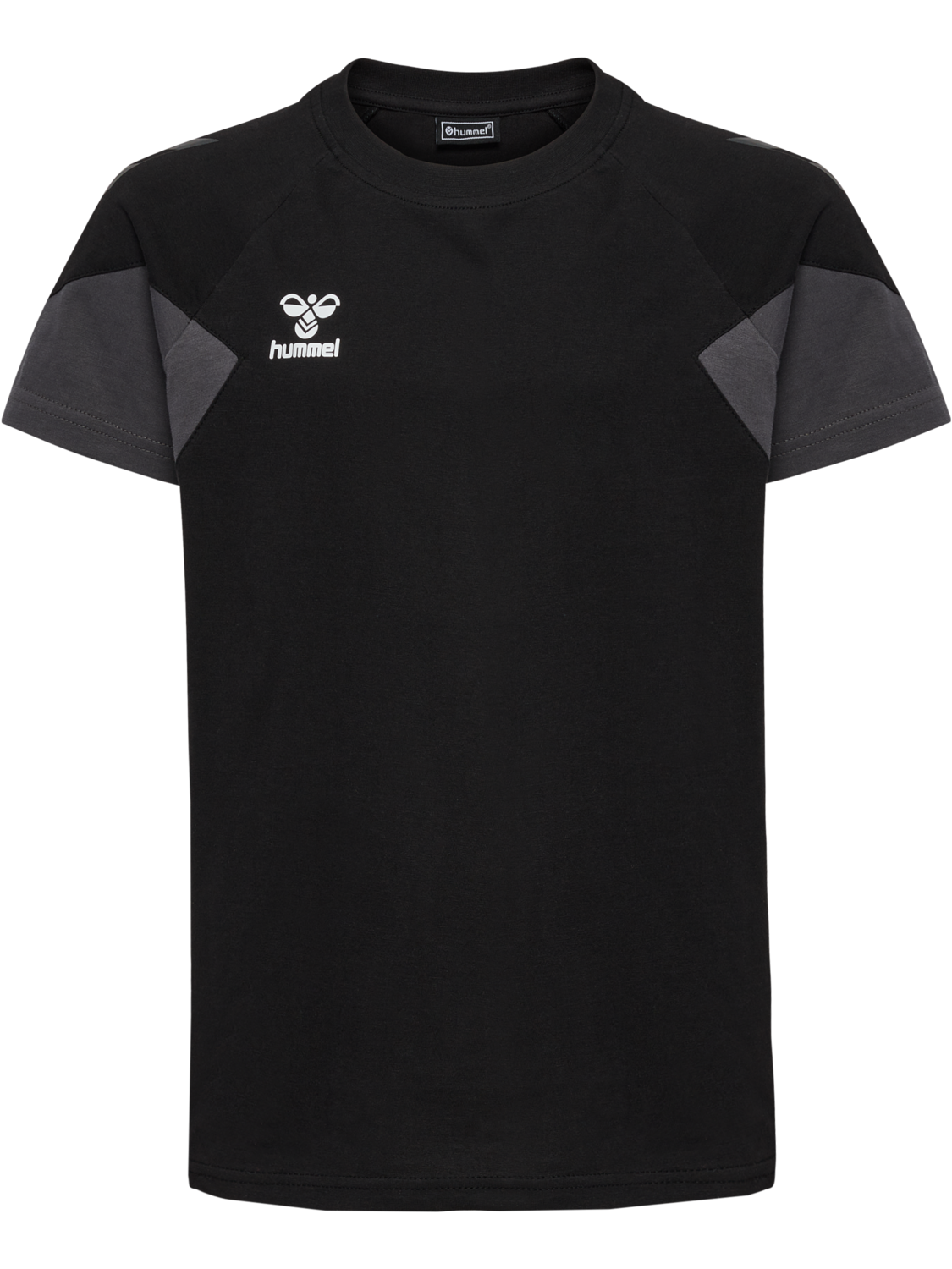 hmlTRAVEL T-SHIRT S/S KIDS, BLACK, packshot