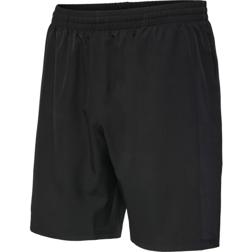 hmlCOURT WOVEN SHORTS, BLACK, packshot