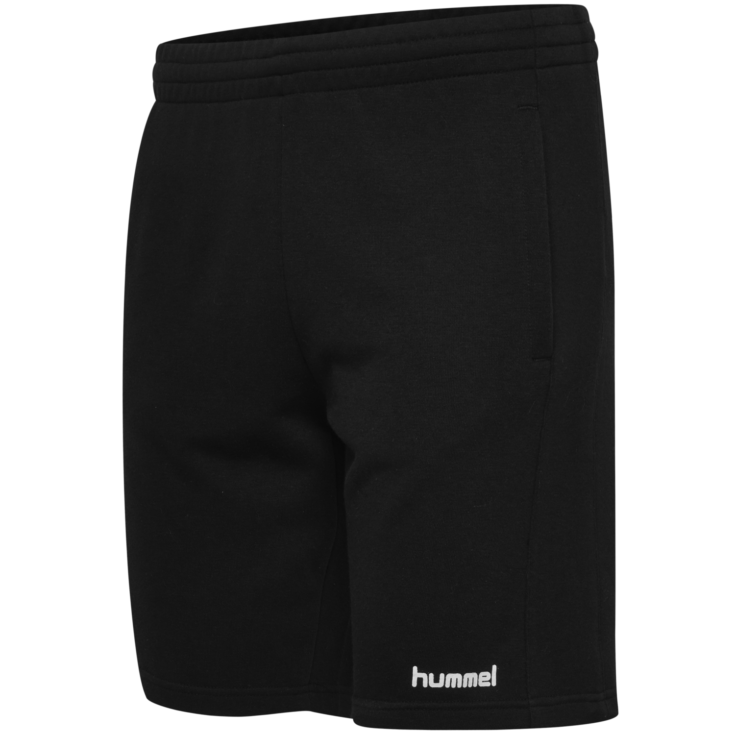 HUMMEL GO COTTON BERMUDA SHORTS WOMAN, BLACK, packshot