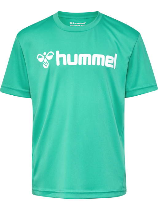 hmlLOGO JERSEY S/S KIDS, ATLANTIS, packshot