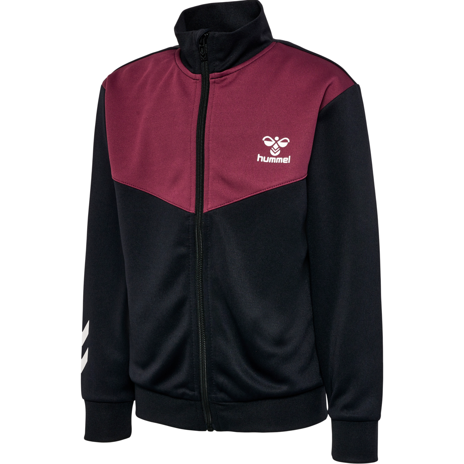 hmlMOLIN ZIP JACKET, CAVIAR/CRUSHED VIOLETS, packshot