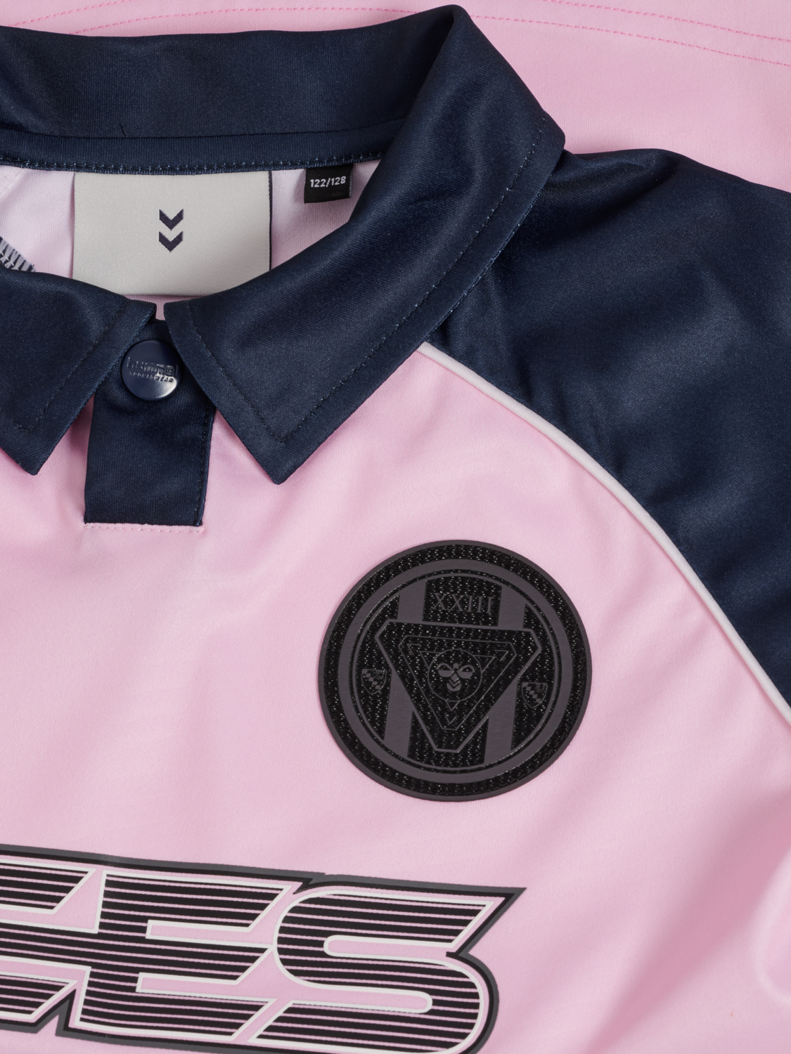 hmlJR LOOSE TIGER SOCCER JERSEY S/S, ROSEATE SPOONBILL, packshot