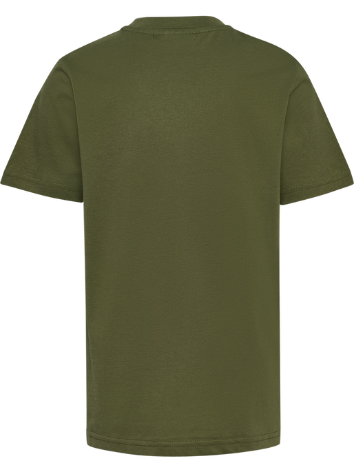hmlJR BASE T-SHIRT S/S, WINTER MOSS, packshot