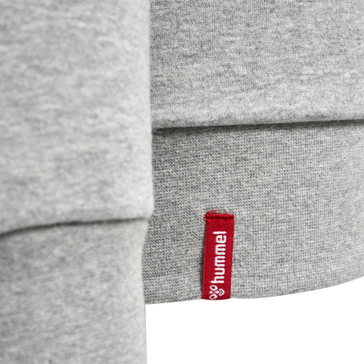 hmlRED HEAVY HOODIE WOMAN, GREY MELANGE, packshot