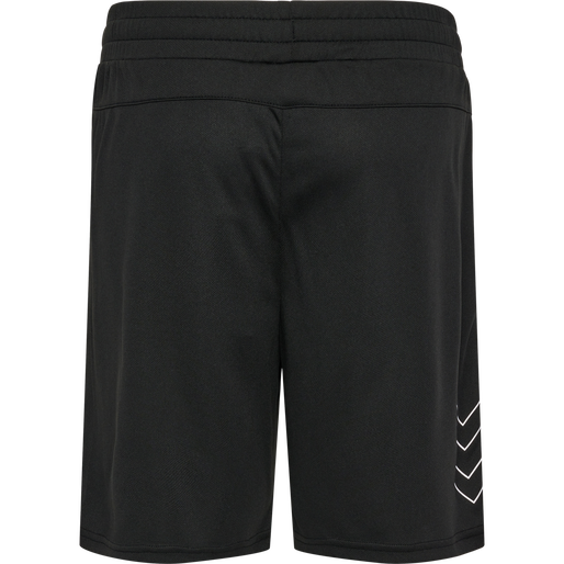 hmlTE FLEX MESH SHORTS, BLACK hmlTE FLEX MESH SHORTS, BLACK, packshot
