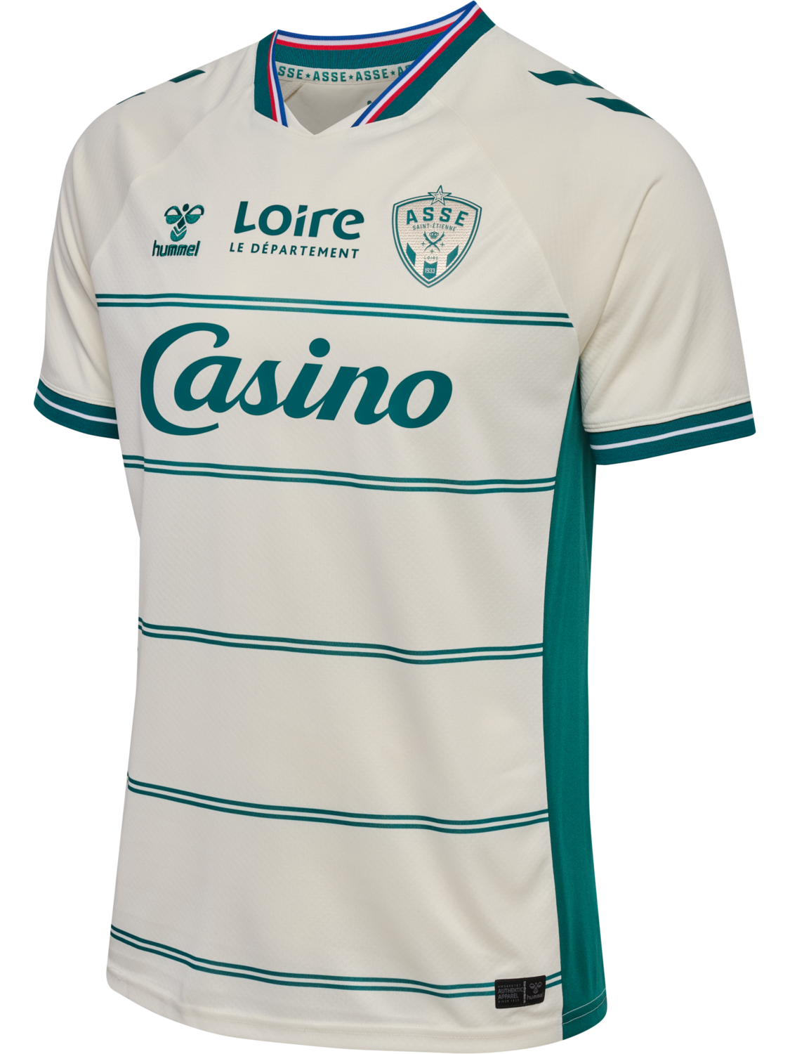 ASSE 26/27 AWAY JERSEY S/S, MARSHMALLOW, packshot