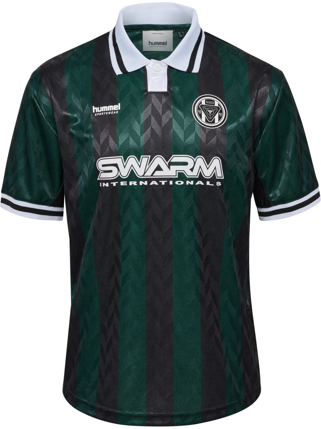 hmlLOOSE FOOTBALL JERSEY S/S, PONDEROSA PINE, packshot