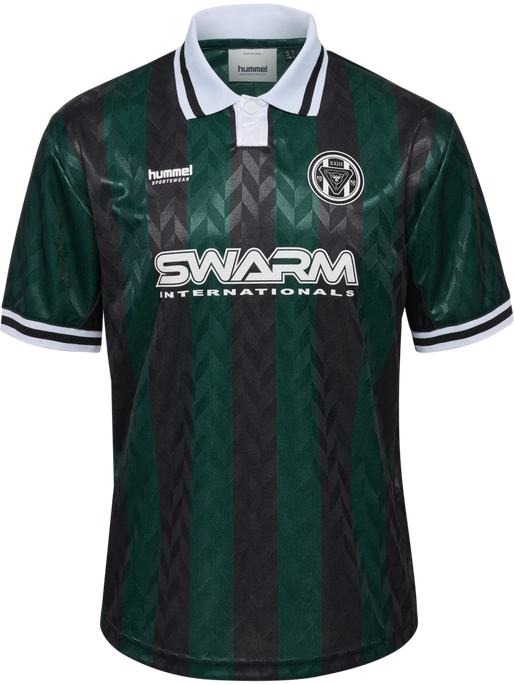 hmlLOOSE FOOTBALL JERSEY S/S, PONDEROSA PINE hmlLOOSE FOOTBALL JERSEY S/S, PONDEROSA PINE, packshot