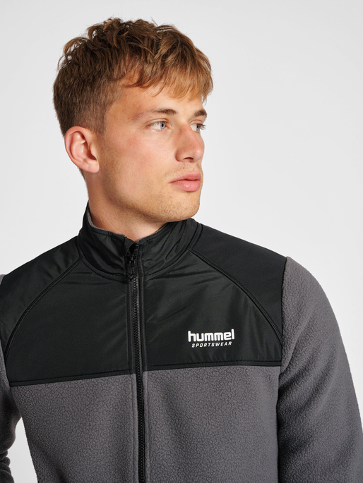 hummel LGC CHARLEY FLEECE - BLACKENED PEARL | hummel.dk