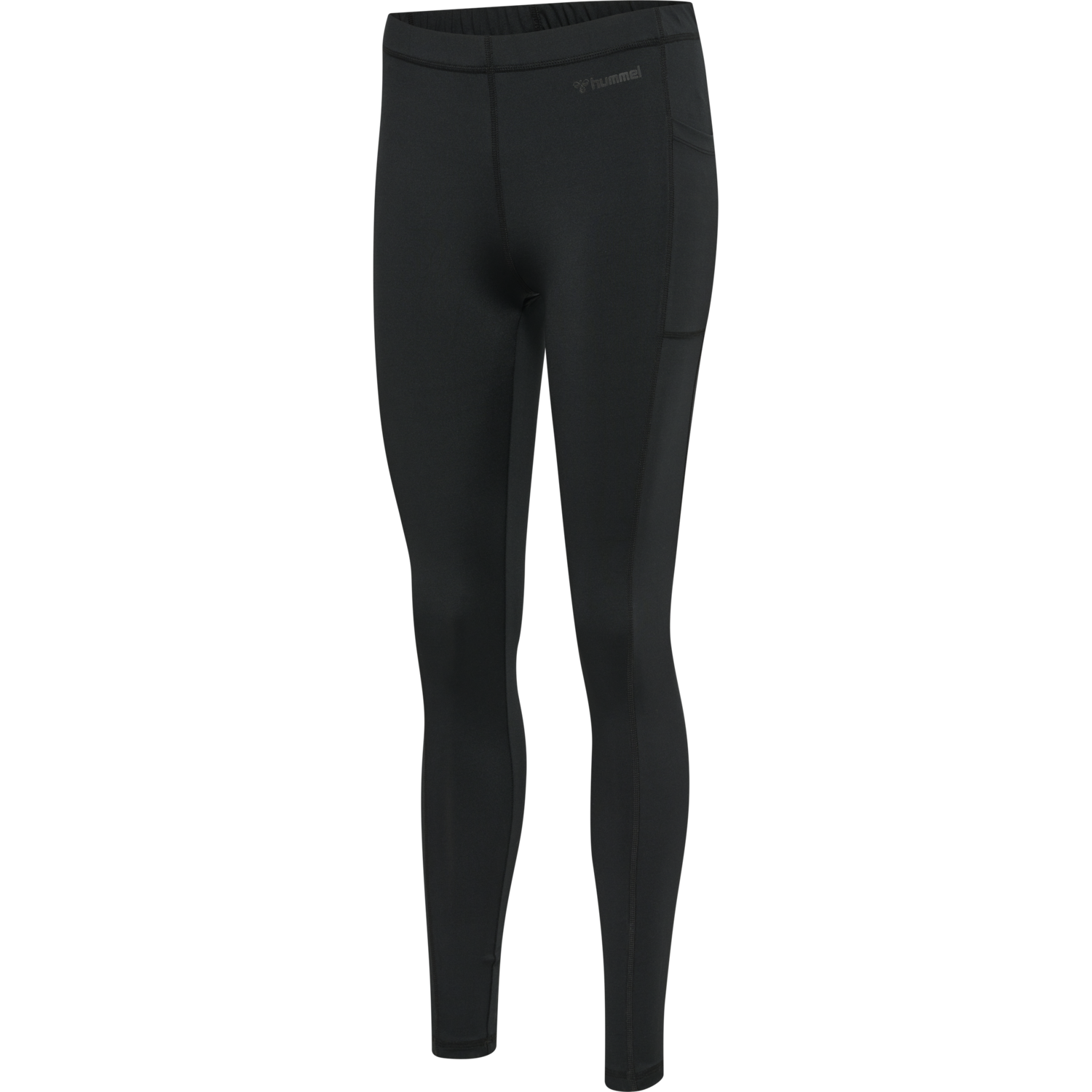 hmlMT MABLEY MID WAIST TIGHTS, BLACK, packshot