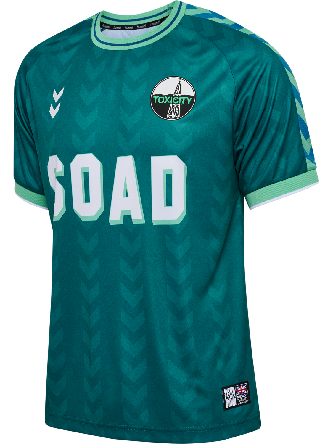 hmlSOAD TOUR 26 LONDON JERSEY S/S, DARK GREEN, packshot