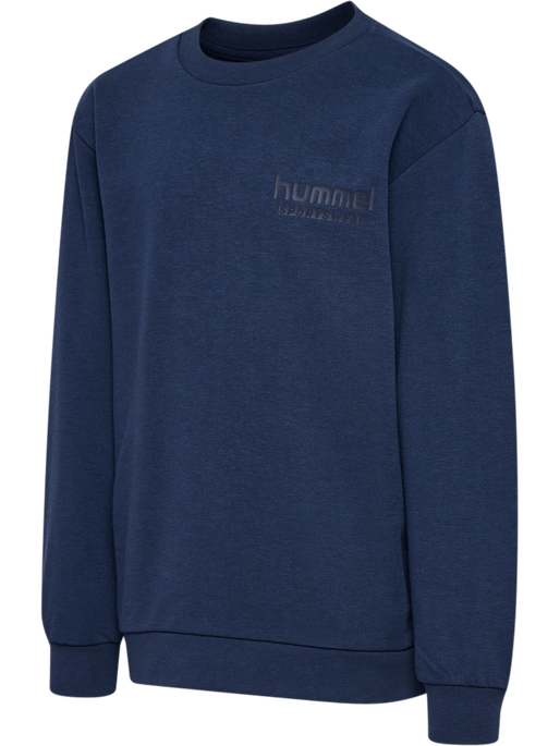 hmlJR BASE SWEAT SET, DRESS BLUES, packshot