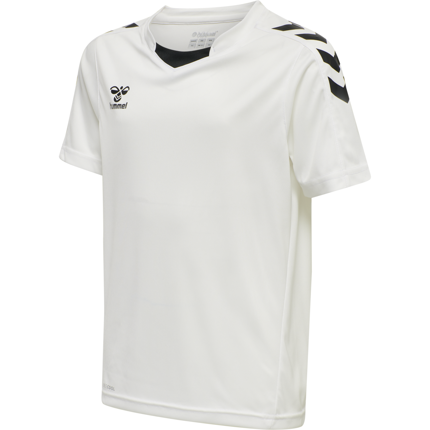 hmlCORE XK POLY JERSEY S/S KIDS, WHITE, packshot