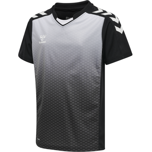 hmlCORE XK SUBLIMA JERSEY S/S KIDS, BLACK, packshot